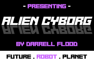 Alien Cyborg: A Futuristic Font for Sci-Fi Creativity