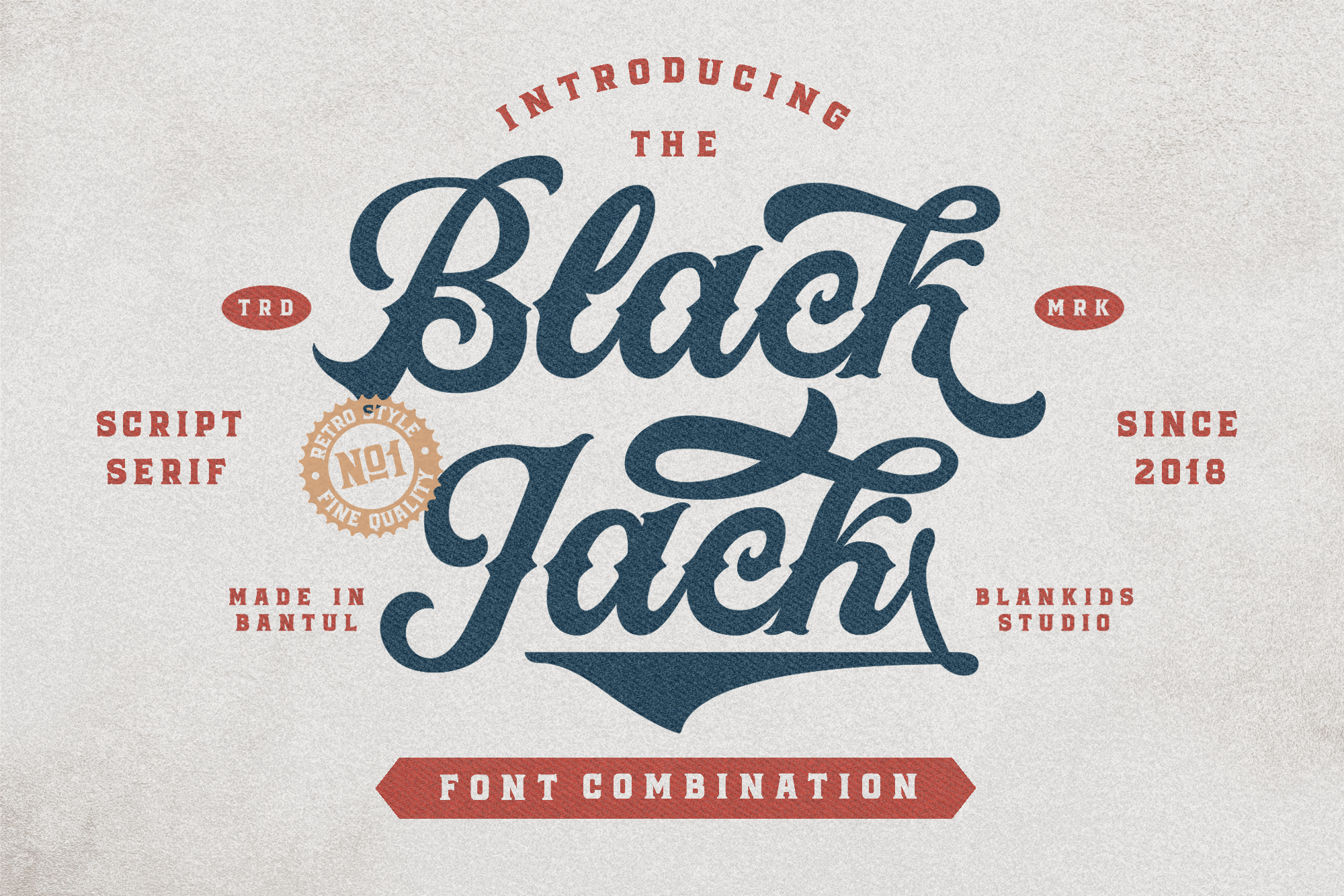 Black Jack Display: A Vintage-Inspired Font with Modern Appeal