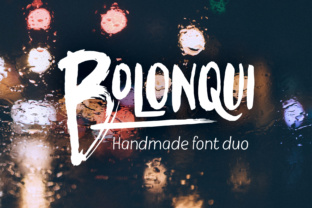 Bolonqui Duo: Handmade Font Duo for Bold Visual Impact