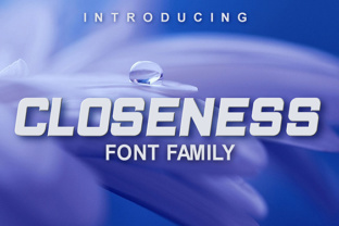 Closeness: A Bold Typographic Statement