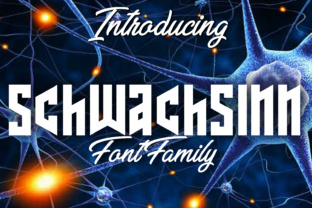 Discover the Power of Schwachsinn: A Gothic Font for Bold Designs