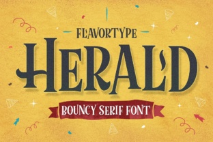 Herald: A Whimsical Font for Creative Workflows