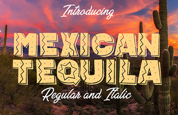 Mexican Tequila Font: A Bold Choice for Creative Projects