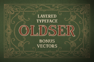 Oldser: A Versatile Vintage Display Font for Creative Projects