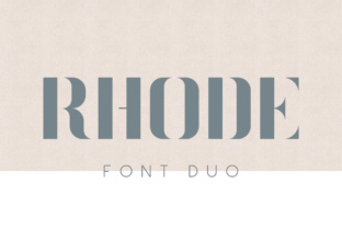 Rhode: A Minimal Stencil Font for Timeless Design