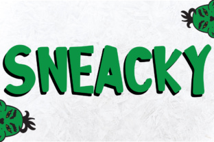 Sneacky Font: Grinch-Inspired Design