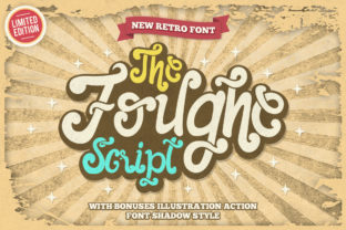The Foughe Script: A Vintage Touch for Timeless Design