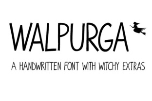 Walpurga: A Quirky, Spooky Font for Unique Design Projects